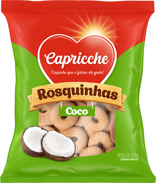 ROSQUINHA COCO CAPRICCHE 300G