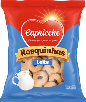ROSQUINHA LEITE CAPRICCHE 300G