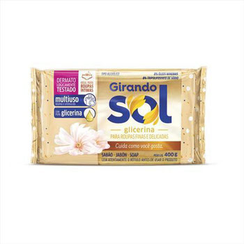 SABÃO BARRA GIRANDO SOL 400G GLICERINA