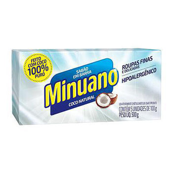 Sabão em Barra Minuano Coco