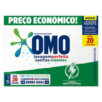 SABAO EM PO OMO LP SANITIZA E HIGIENIZA  1,6KG