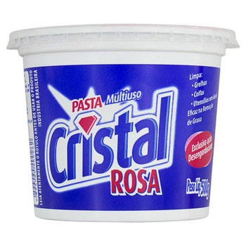 SABAO PASTA CRISTAL URCA ROSA 500G