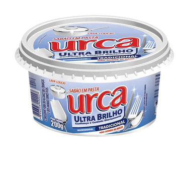 Sabão Pasta Urca Ultra Brilho 200gr