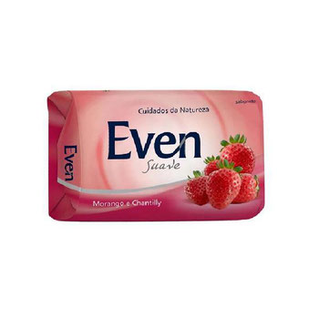 SABONETE EVEN SUAVE ALOE MORANGO/CHANT 85G