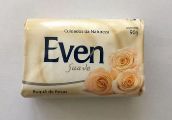 SABONETE EVEN SUAVE BUQUE DE ROSAS 90G