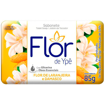 SABONETE FLOR DE YPE SV LARANJA E DAMASC 85G