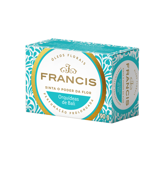 Sabonete Em Barra Francis Clássico Azul 90gr