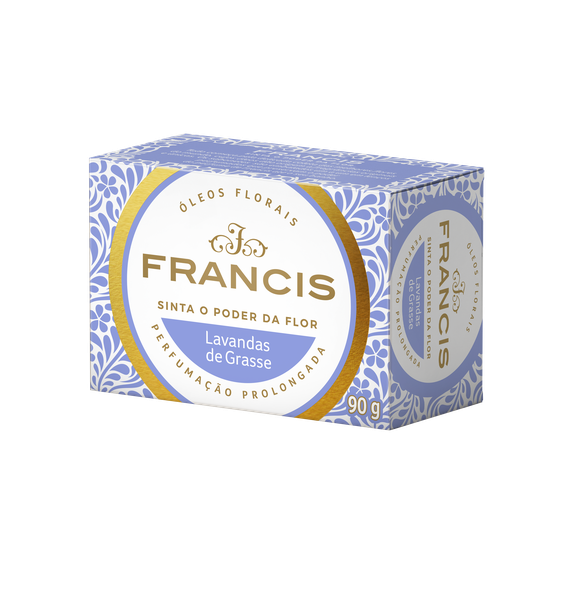 SABONETE FRANCIS LILAS ROSAS LUXEMBURGO 90G