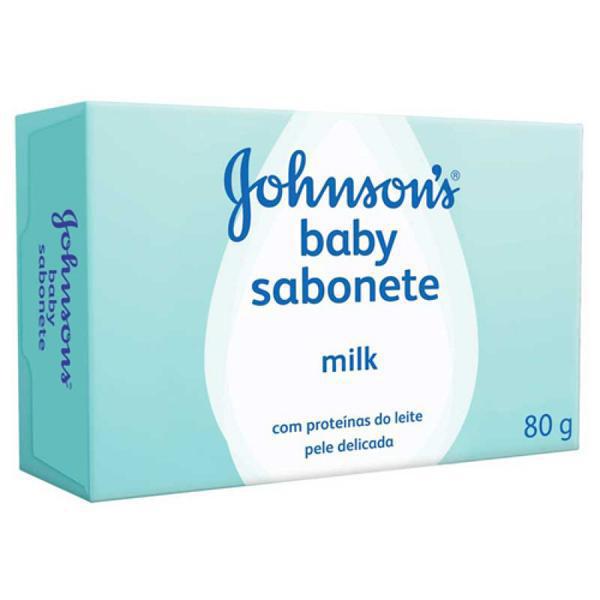 SABONETE JOHNSONS BABY MILK 80G