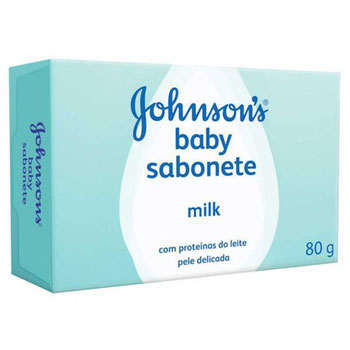 SABONETE JOHNSONS BABY MILK 80G