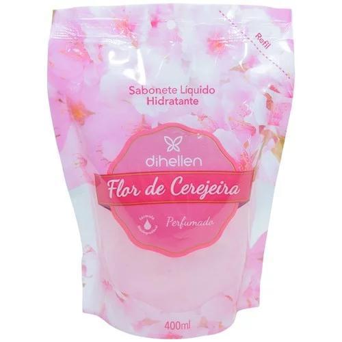 SABONETE LÍQUIDO DIHELLEN 400ML FLOR CEREJEIRA