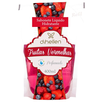 SABONETE LÍQUIDO DIHELLEN 400ML FRUTAS VERMELHAS