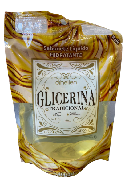 SABONETE LÍQUIDO DIHELLEN 400ML GLICERINA
