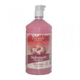 SABONETE LIQ CHAVEUX  MORANGO C/CHANTILLY 1L