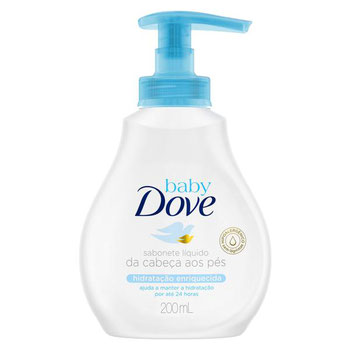 SABONETE LIQ DOVE BABY HIDRAT ENRIQUECIDA 200ML