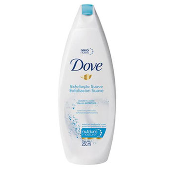 SABONETE LIQ DOVE ESFOLIACAO SUAVE 250ML