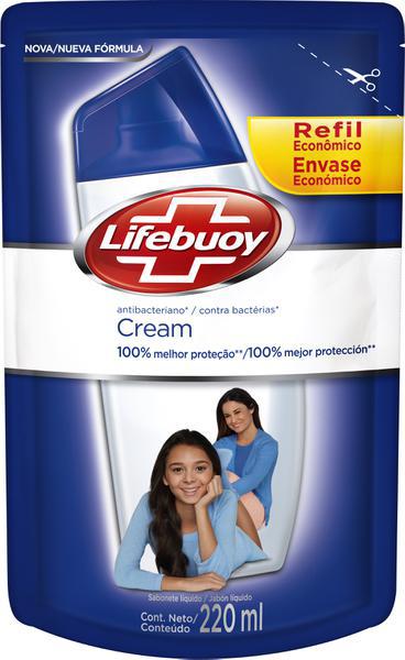 SABONETE LIQ LIFEBUOY REFIL CREAM 220ML