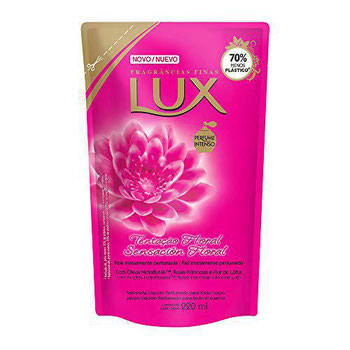 SABONETE LIQ LUX BRISA FLORAL 220ML
