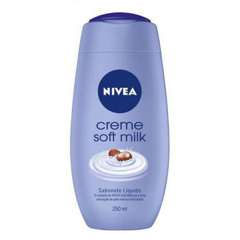 SABONETE LIQ NIVEA  CREME SOFT MILK 250ML