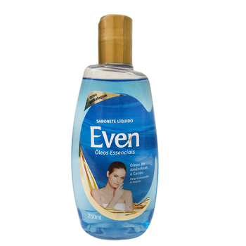 SABONETE LIQUIDO EVEN OLEOS AMENDOAS CACAU 250ML