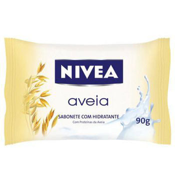 Sabonete Em Barra Uso Diário Nivea 90gr Aveia