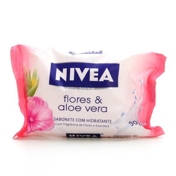 SABONETE NIVEA FLORES & ALOE VERA 90G