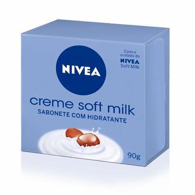 SABONETE NIVEA SOFT MILK BOX 90GRS