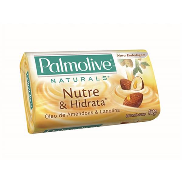 SABONETE PALMOLIVE LANOLINA OLEO AMENDOAS 90G