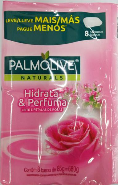SABONETE PALMOLIVE NAT PERF ROSAS 8UN 8UN