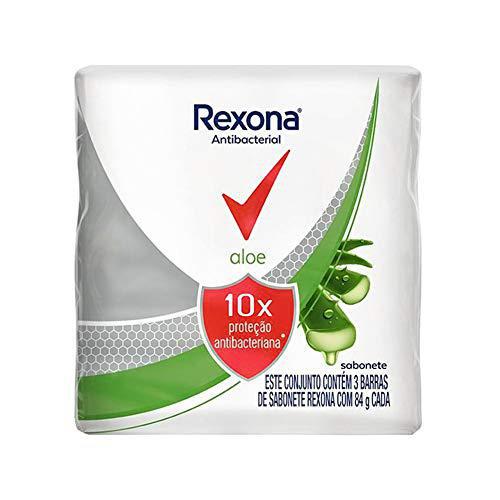 SABONETE REXONA ANTIBACTERIANO ALOE 84G