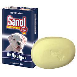 SABONETE SANOL DOG ANTIPULGAS 80G