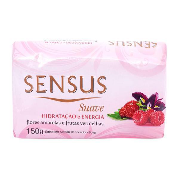 SABONETE SENSUS 150G FLORES AMARELAS FRUTAS VERMELHAS