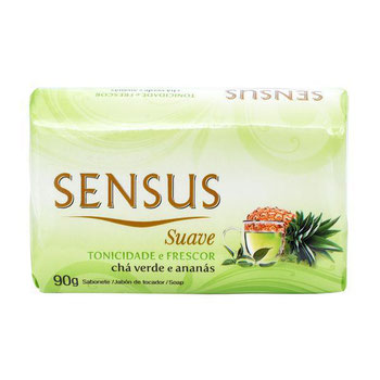 SABONETE SENSUS SUAVE CHA VERDE/ANANAS 90G