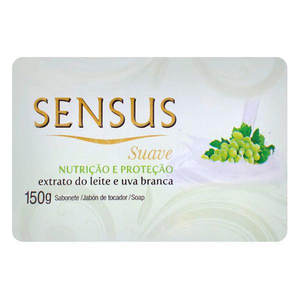 SABONETE SENSUS SUAVE EXT LEITE/UVA 90G