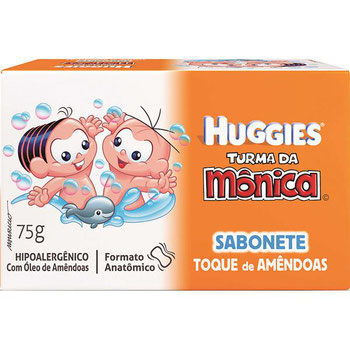 SABONETE TURMA MONICA HUGGIES HIDRATANTE 75G