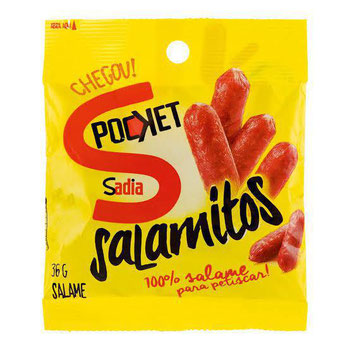 Petisco Sadia Salamitos Poket 36gr