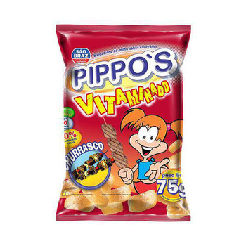 SALG PIPPOS CHURRASCO 75G