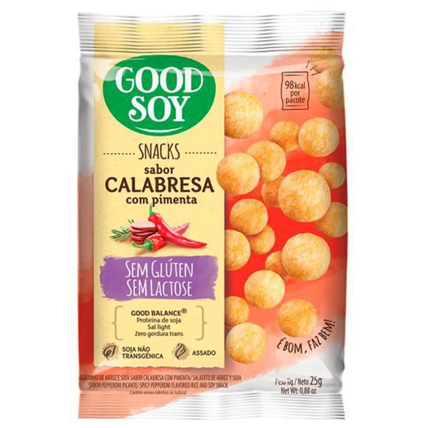 SALG SNACKS DE SOJA CALABRESA C/ PIME GOOD SOY 25G
