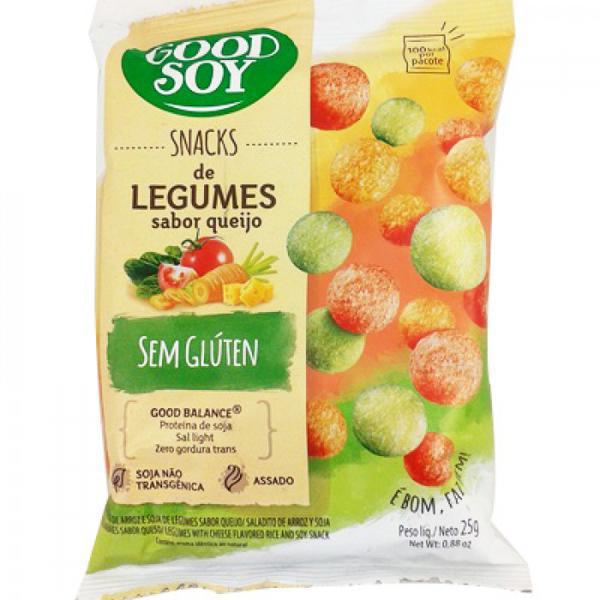 SALG SNACKS DE SOJA LEGUMES C/ QUEIJO GOOD SOY 25G