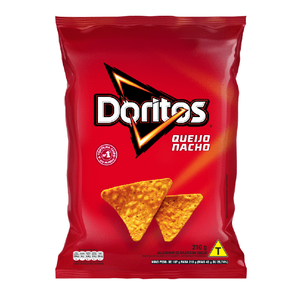 SALGAD.DORITOS 210G QUEIJO NACHO
