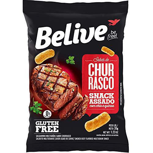 SALGADINHO SNACK BELIVE CHURRASCO 35G