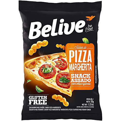SALGADINHO SNACK BELIVE PIZZA MARGUERITA 35G