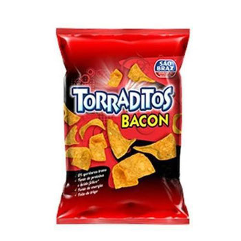 SALGADINHOS SAO BRAZ TORRADITOS BACON 55G