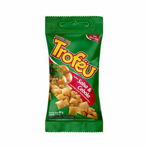 SALGADO TROFEU SALSA/CEBOLA 40G