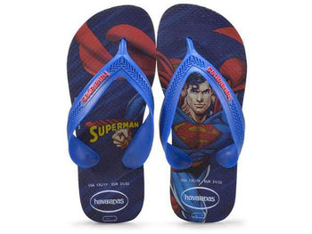 SAND HAVAIANAS KIDS MAX HEROIS AZUL 31/2