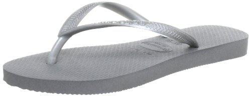 SAND HAVAIANAS SLIM CINZA PRATA 35/36