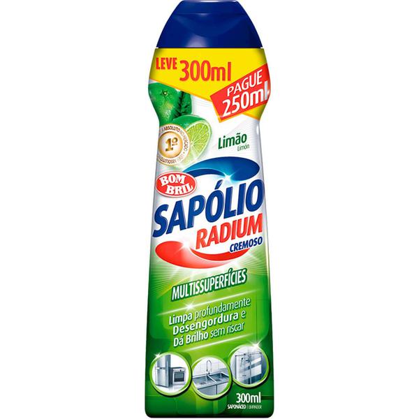 SAPÓLIO RADIUM L300P250ML LIMÃO