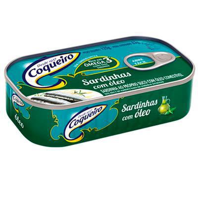 SARDINHA COM OLEO COMESTIVEL 130G
