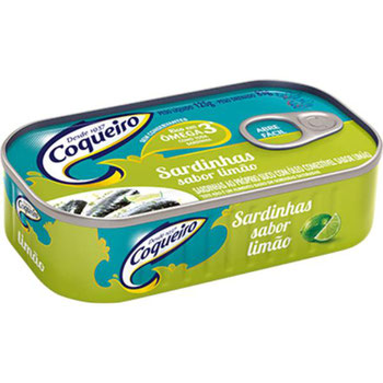SARDINHA COQUEIRO LIMAO 125G