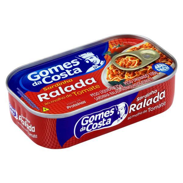 SARDINHA GDC RALADA C/ MOLHO TOMATE 125G